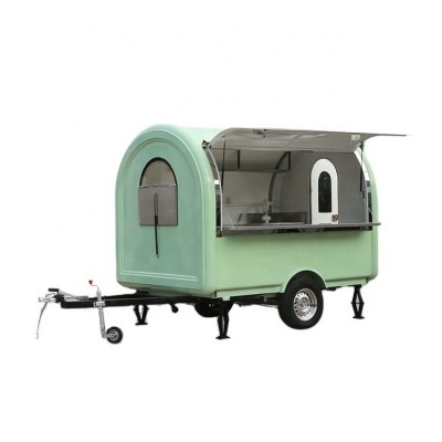 Shanghai Mobile Manufacturer Customized Food Trailer Food Cooking Van/food Van Takeaway Trailer